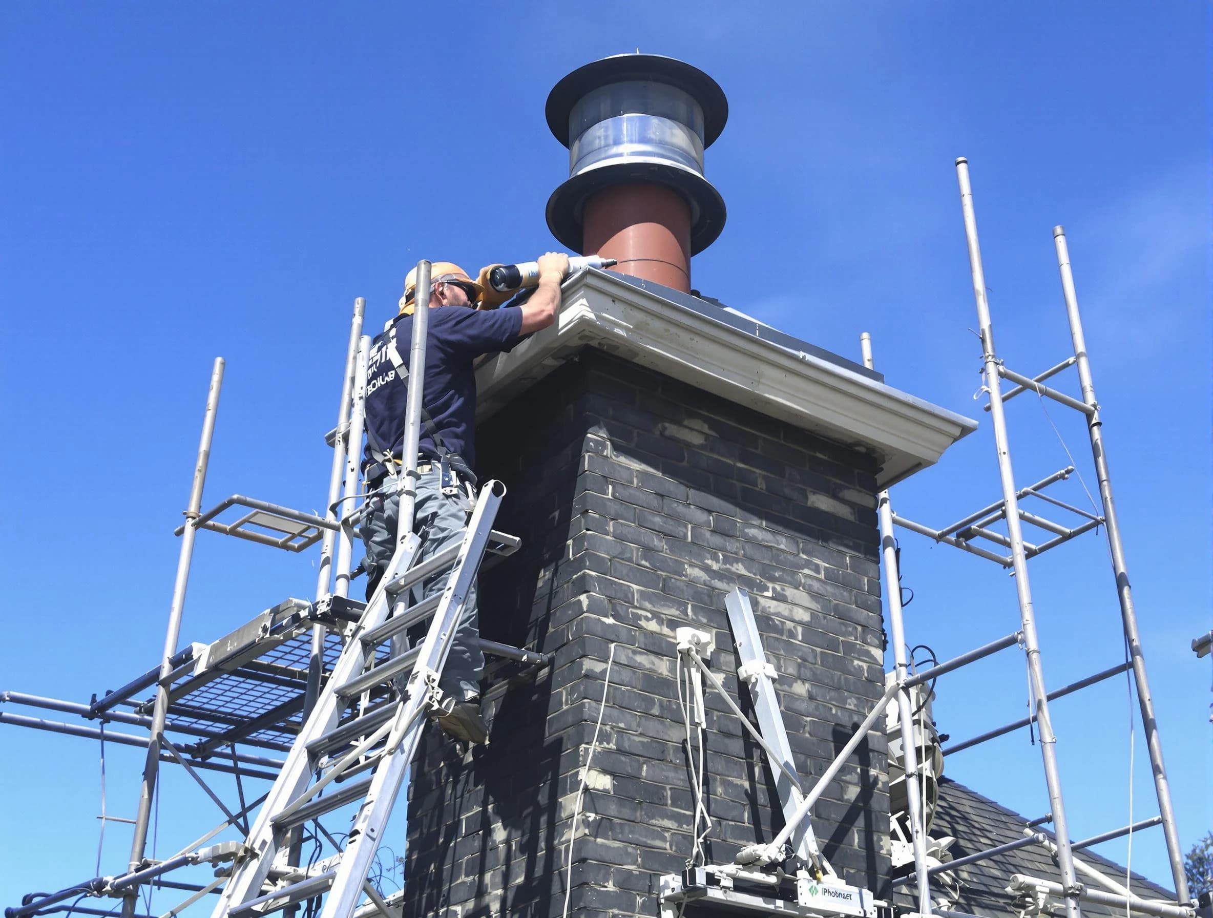 Sturdy chimney crown finished by Canton Chimney Sweep in Canton, PA