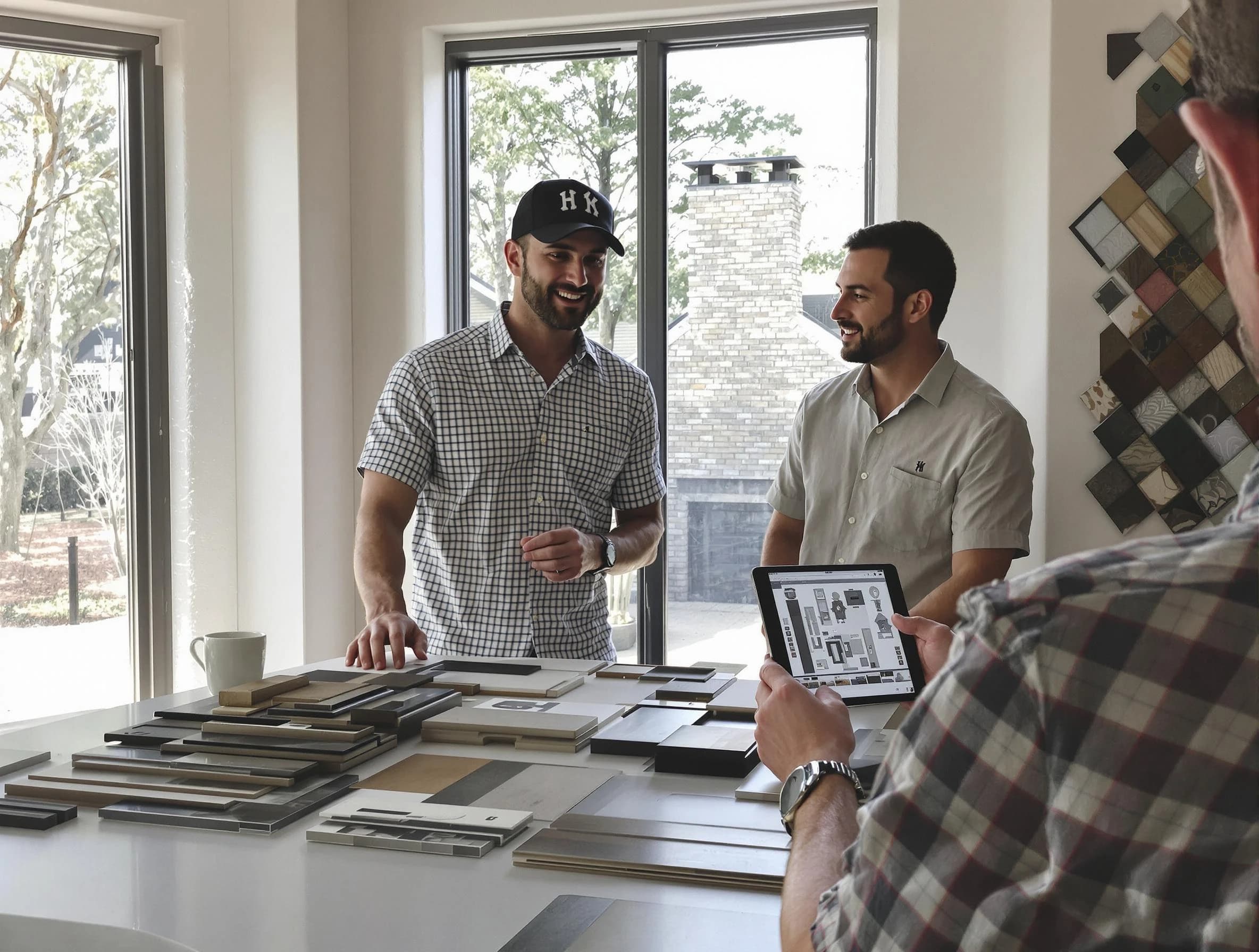 Canton Chimney Sweep remodeling a chimney and fireplace in Canton, PA