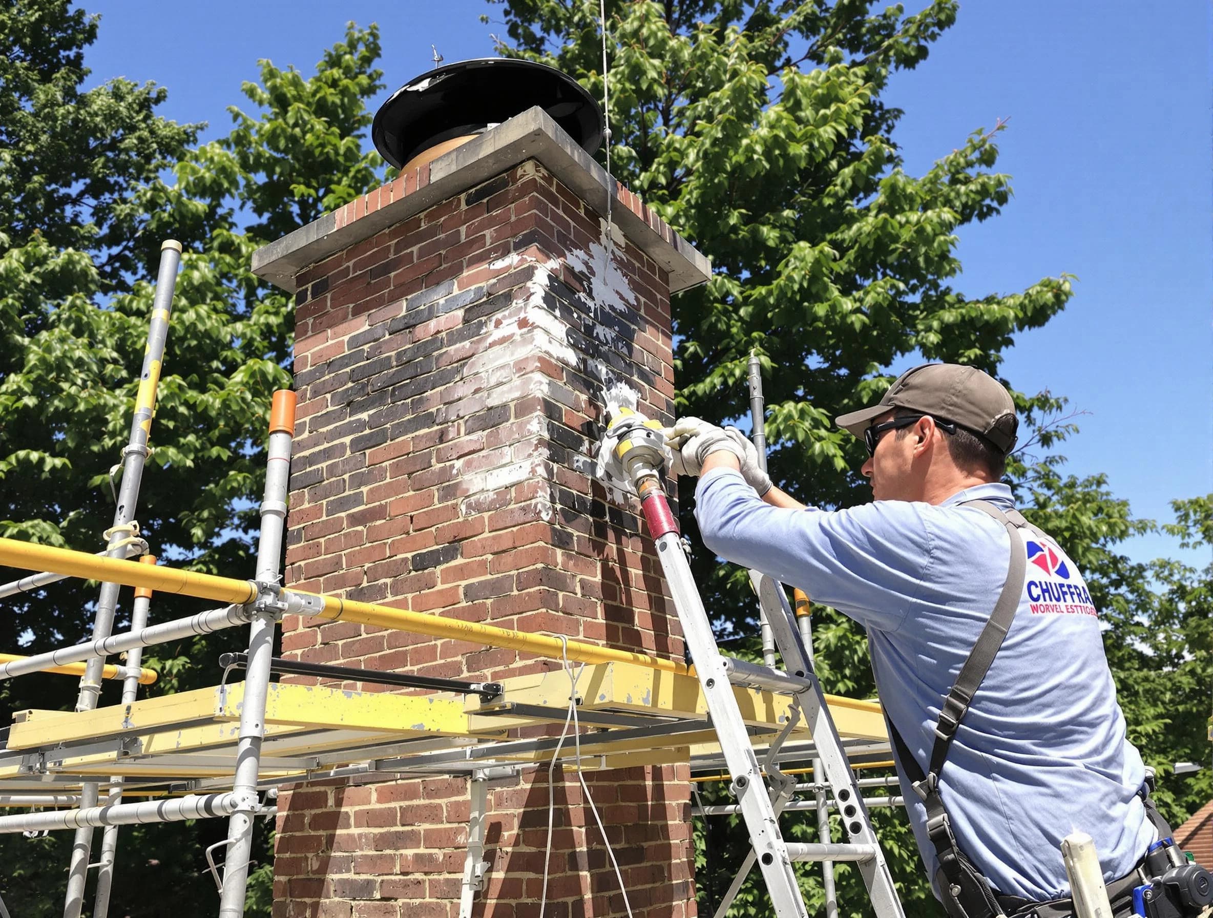 Structural chimney repair by Canton Chimney Sweep in Canton, PA