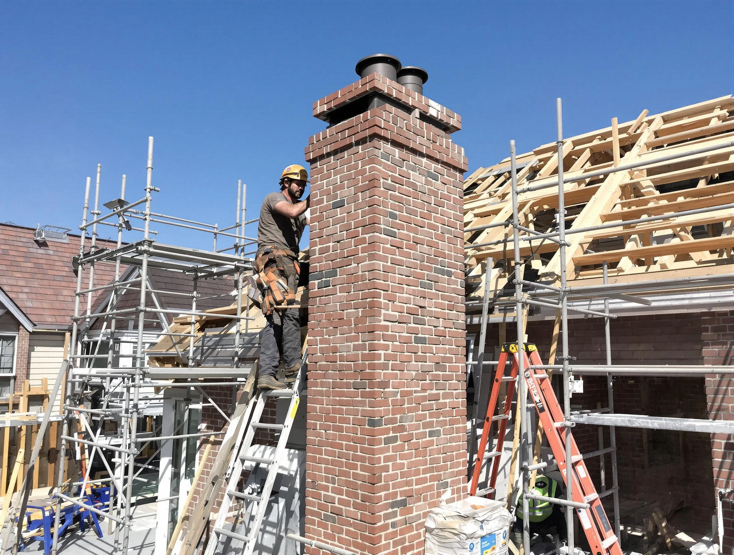 New chimney installation completed by Canton Chimney Sweep in Canton, PA